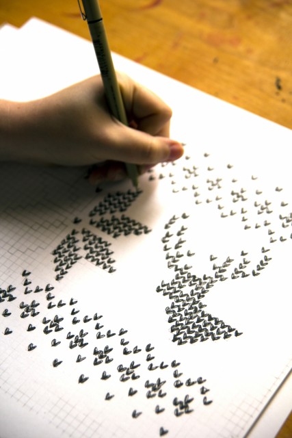 Draw your pattern / Print your negative Draw your pattern / Print your negative